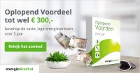 Actie Energiedirect.nl : Nu 3 jaar oplopend voordeel tot wel 300 euro