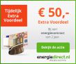 Aanbieding Energiedirect.nl: 50 euro Energietegoed bij 2-jarig Groene Stroom én Gas